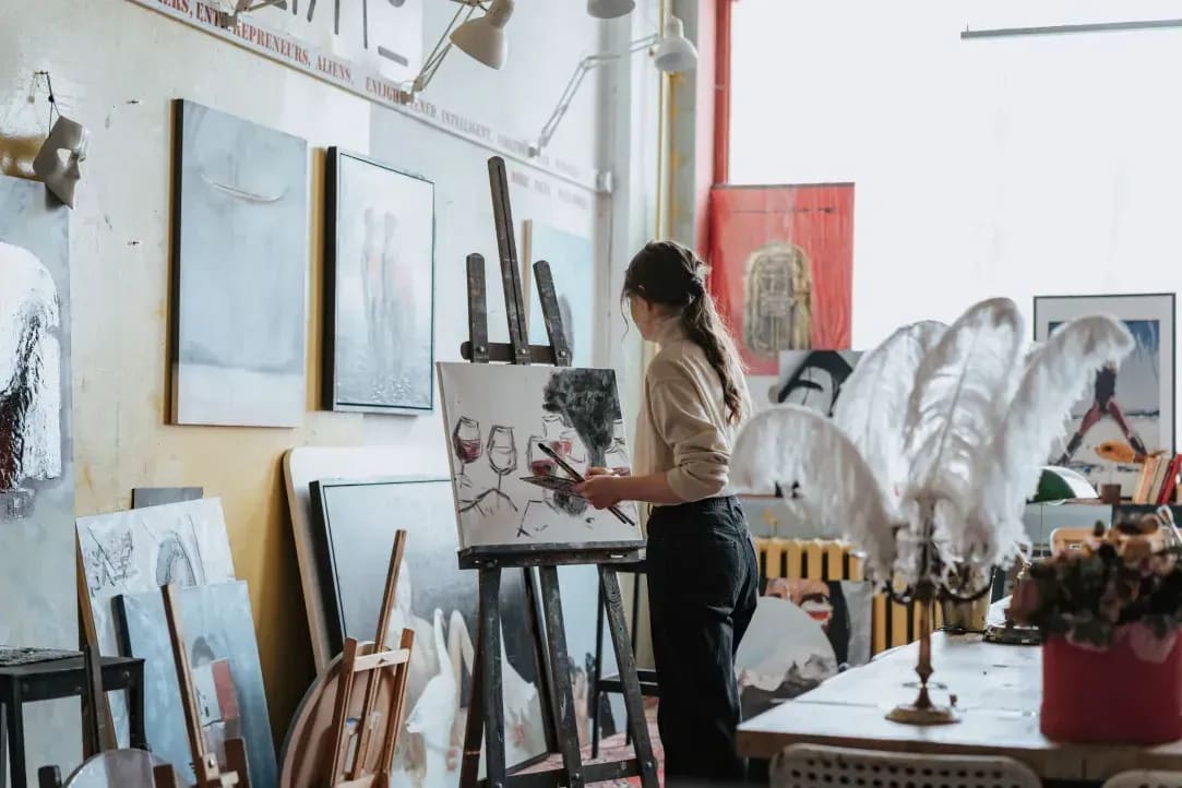 教室の制作風景と生徒さんの作品紹介